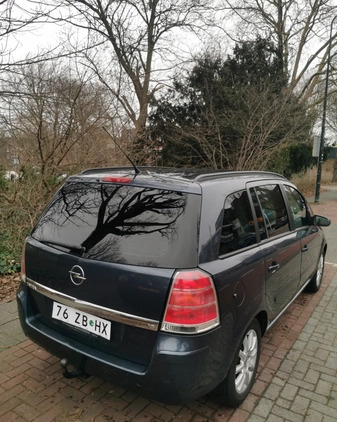 Opel Zafira cena 14600 przebieg: 215915, rok produkcji 2007 z Kolno małe 106